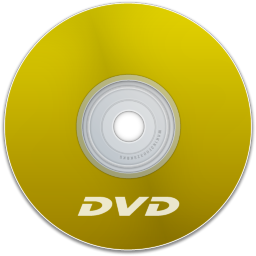 DVD Yellow Icon 256x256 png